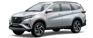 Toyota Rush màu bạc