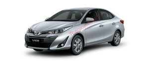 Toyota Vios màu bạc