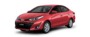 Toyota Vios màu đỏ