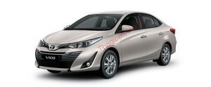 Màu xe Toyota Vios 2020 5 màu: Đen, Đỏ, Bạc, Xám, Vàng Cát, Trắng, Xám