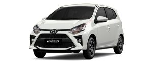 Toyota Wigo màu trắng (W09)