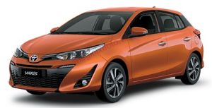 Toyota Yaris màu cam ánh kim (4R8)