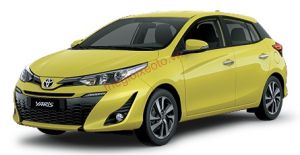 Toyota Yaris màu vàng chanh (6W2)