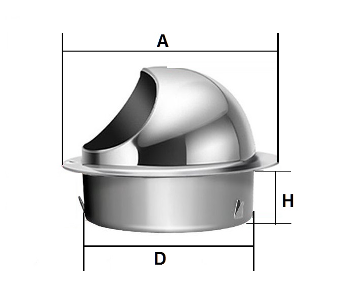 Chụp thông hơi D100