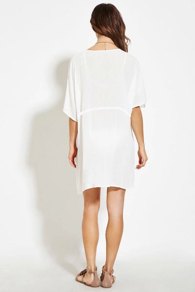 Váy ngủ trắng Forever 21