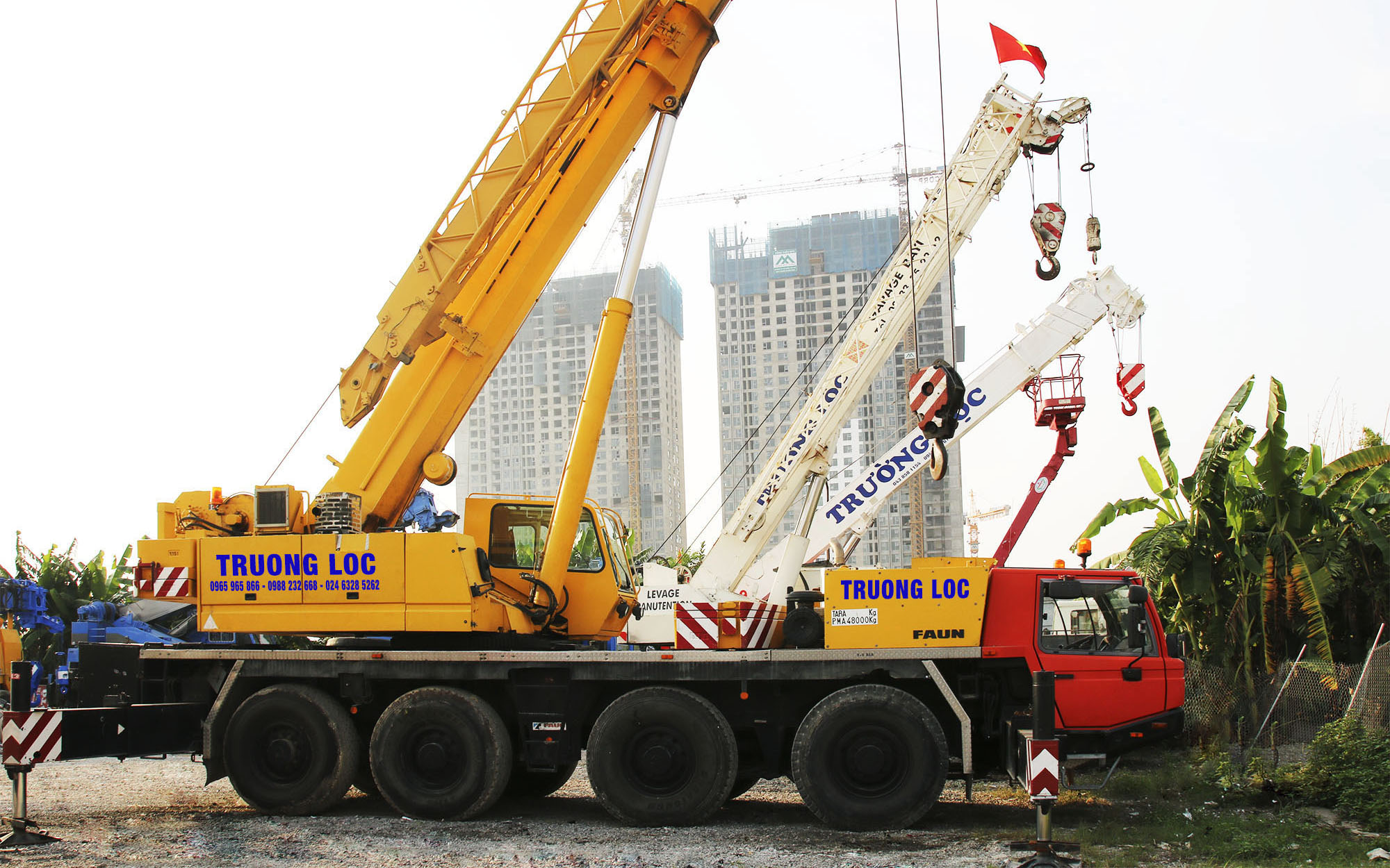 THUÊ CẨU 70 TẤN KATO PHỤC VỤ XÂY DỰNG CÔNG TRÌNH LỚN