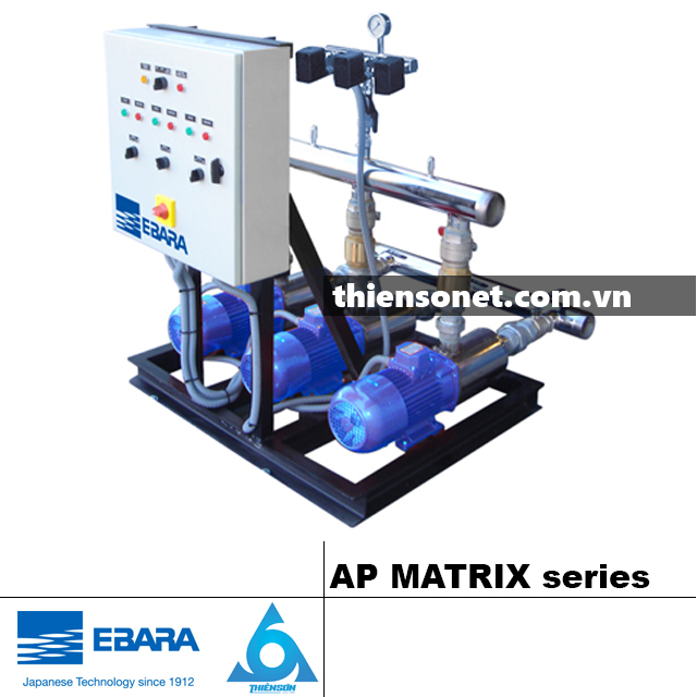 Hệ bơm tăng áp EBARA AP MATRIX – Máy Bơm Nước Thiên Sơn