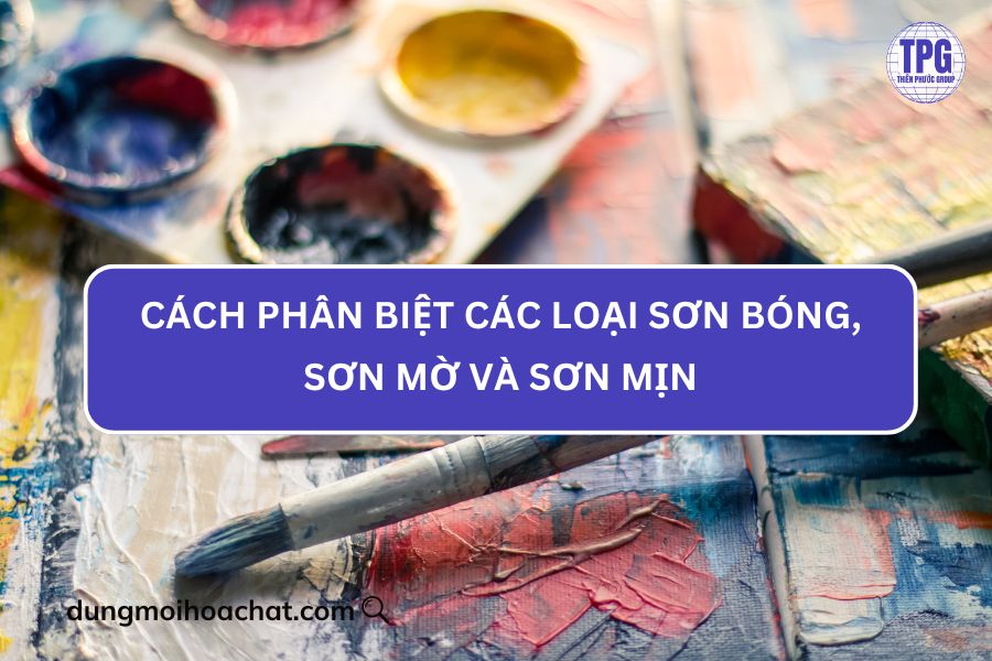 Sơn Bóng Sơn Mờ Sơn Mịn