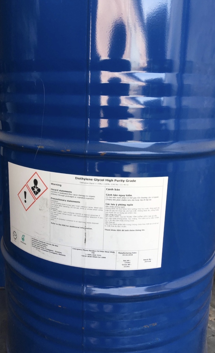 Dung môi Diethylene Glycol