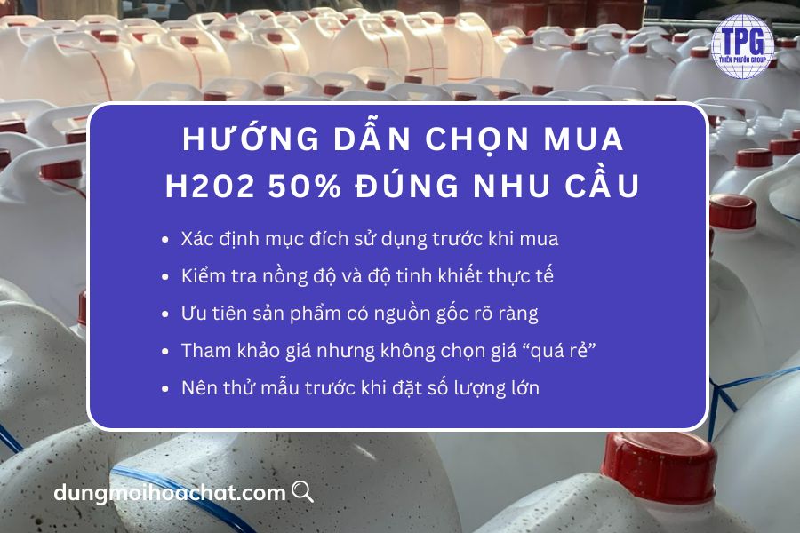 hướng dẫn chọn mua hydrogen peroxide