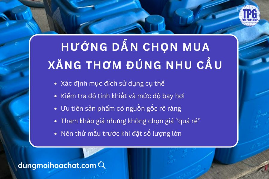 chọn đúng xăng thơm