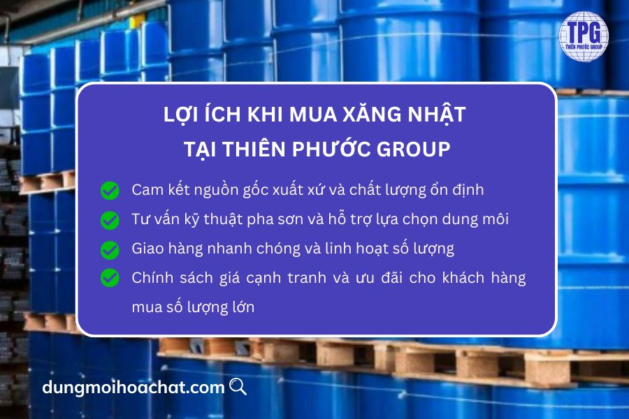 lợi ích xăng nhật