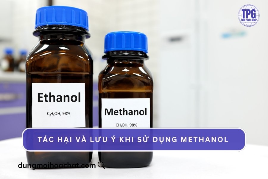 Tác hại và lưu ý khi sử dụng dung môi Methanol 