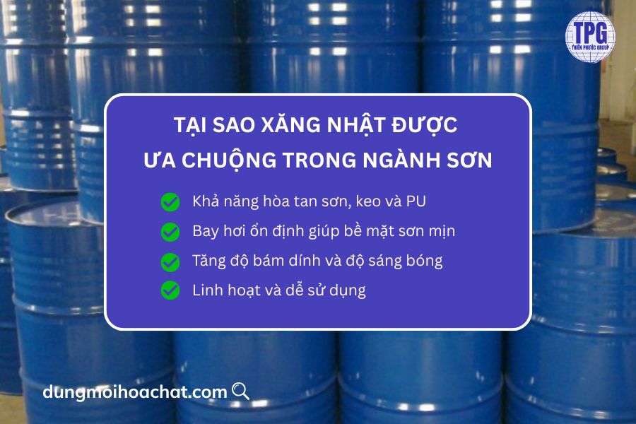tác dụng xăng nhật