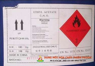 Dung Moi Ethyl Acetate Ea Dung Moi Hoa Chất Thien Phước Phan Phối Sản Phẩm