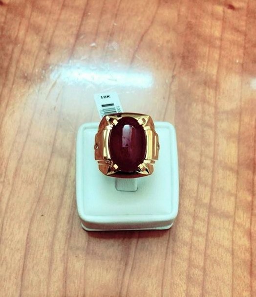 Nhẫn Ruby thiên nhiên