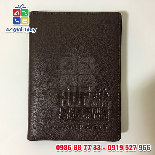 Ví Da Đựng Namecard In Logo AUF - AZ Quà Tặng - 1