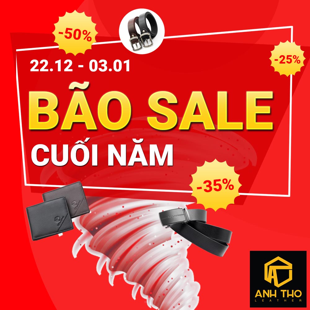 Bão Sale Cuối Năm - Giảm Giá Cực Sốc - Anh Thơ Leather