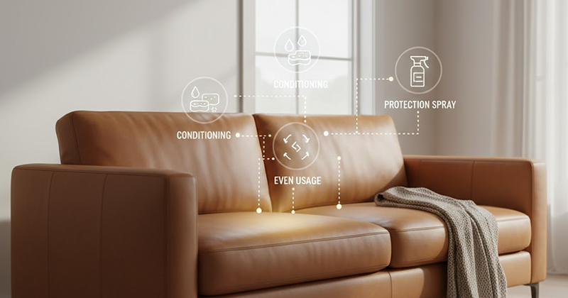 Cách Tránh Bạc Màu Vùng Ngồi Nhiều Cho Sofa Da