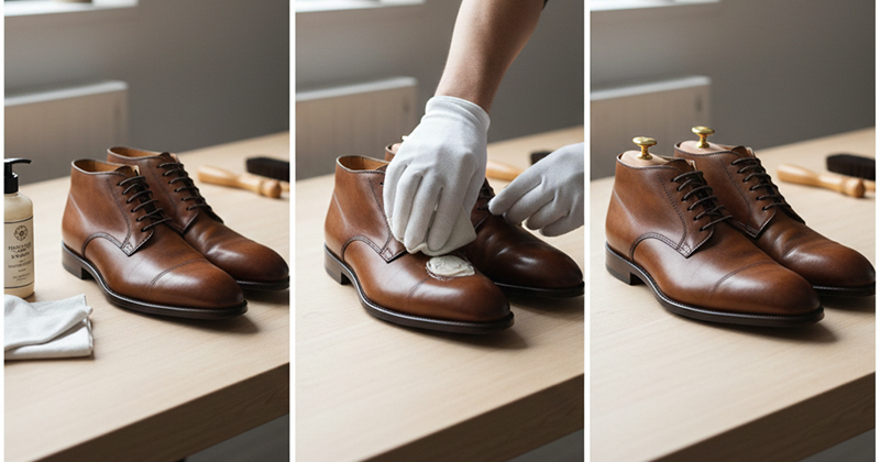 Cách Làm Sạch Giày/Bốt Da Lệch Form, Biến Dạng Nhẹ