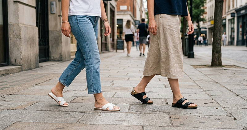 Mang dép màu gì để dễ phối đồ?