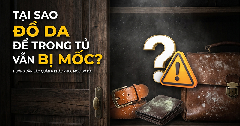 Tại Sao Đồ Da Để Trong Tủ Vẫn Bị Mốc?