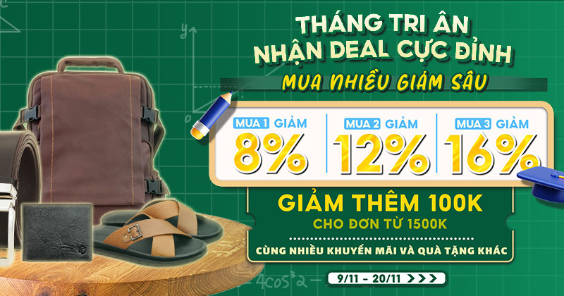 THÁNG TRI ÂN - NHẬN DEAL CỰC ĐỈNH