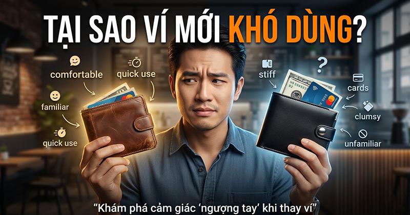 Tại Sao Đổi Ví Mới Lại Có Cảm Giác Khó Dùng Hơn Ví Cũ?