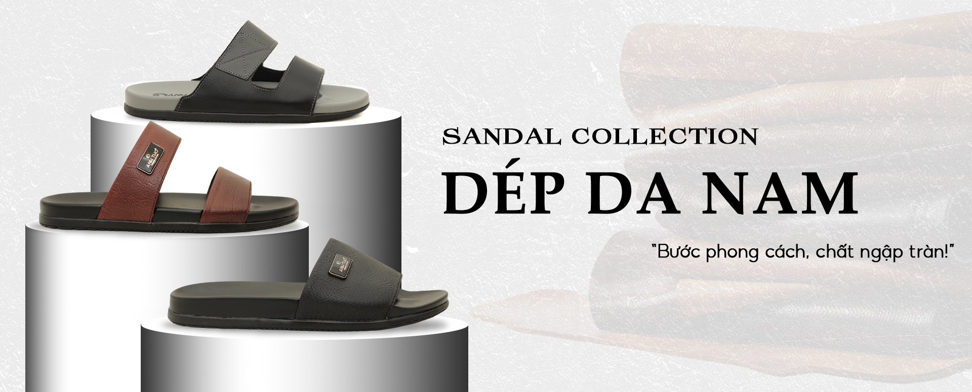 Dép da nam | Dép nam