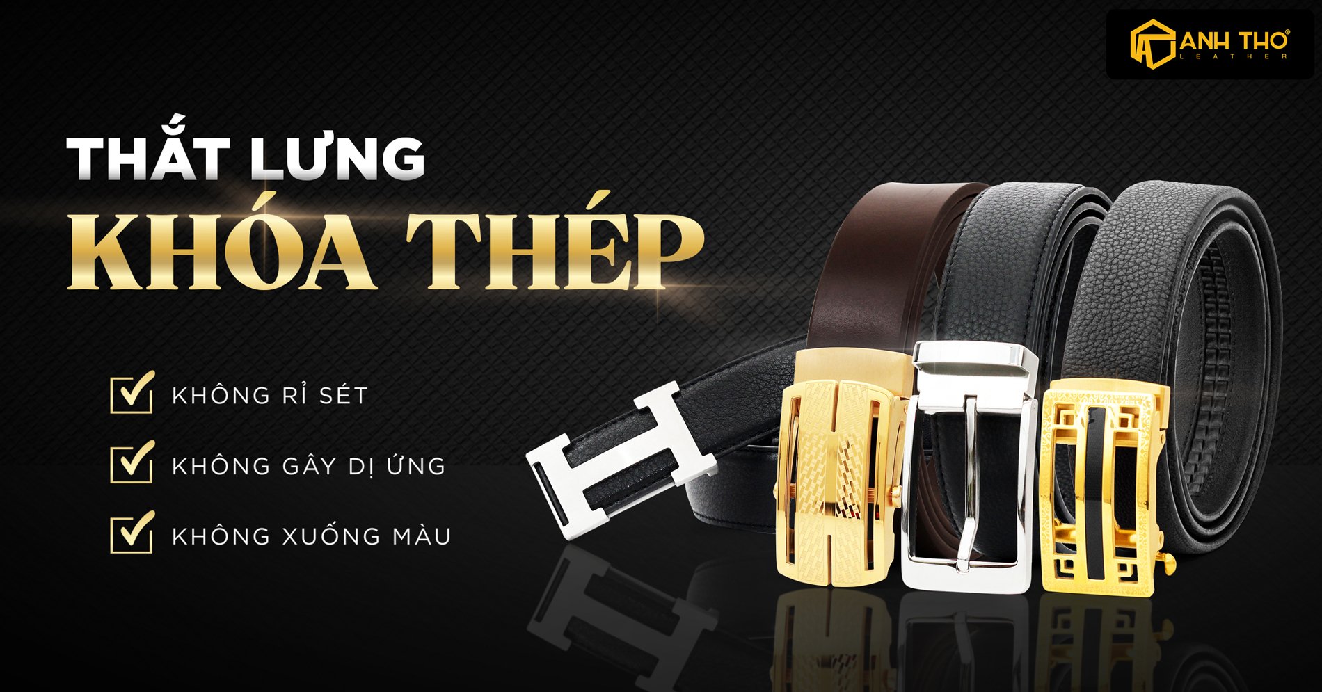 Thắt lưng khóa thép