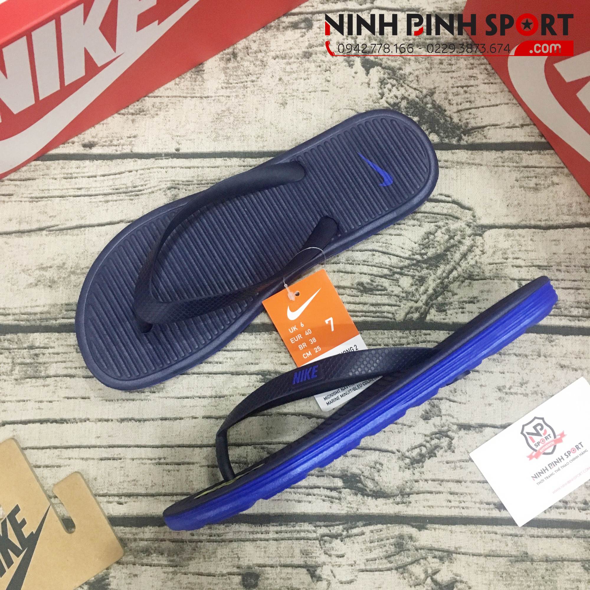 Tông thể thao nam Nike Solarsoft Thong II 488160-444