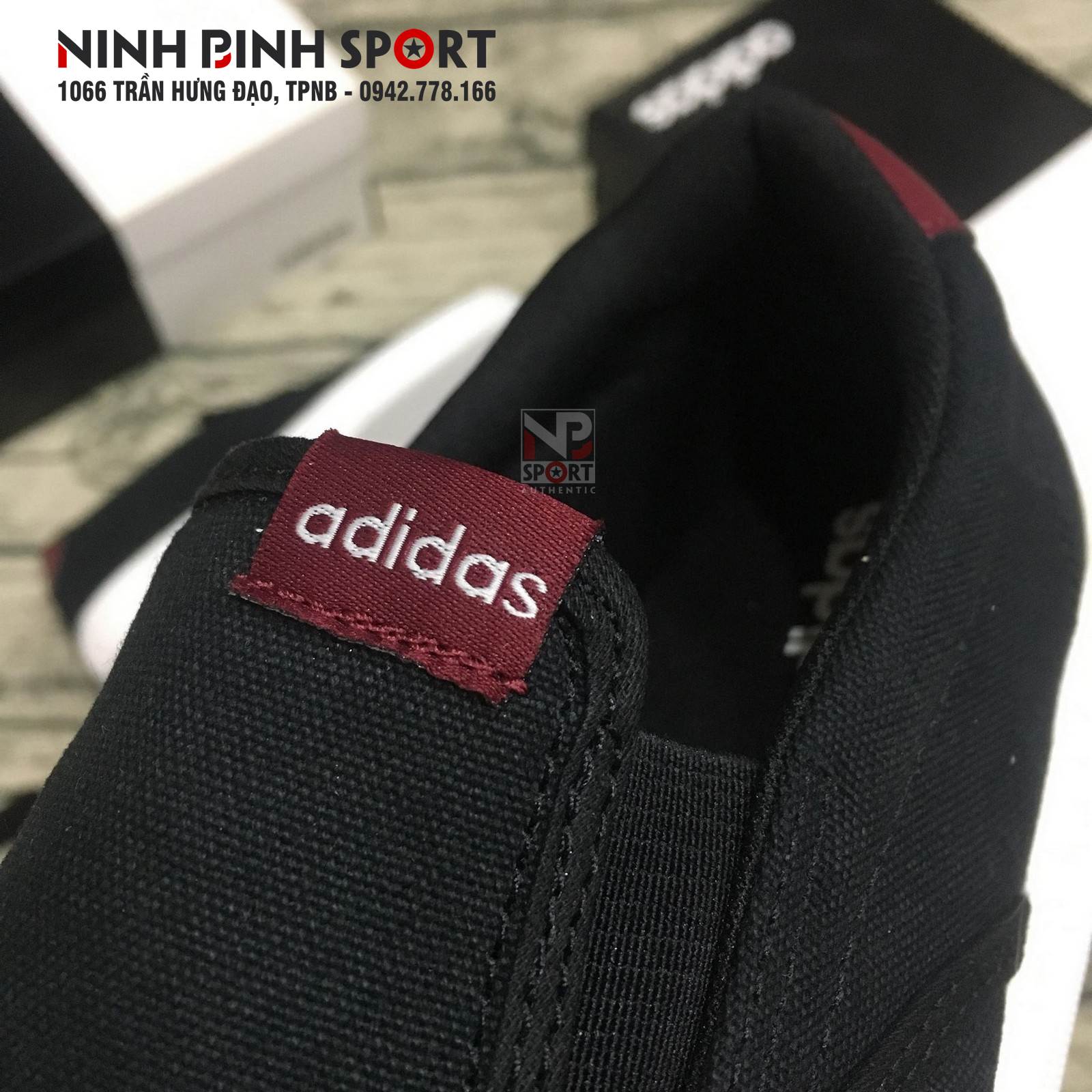 Giày thể thao nam Adidas NEO VS Set Slip-On DB0103