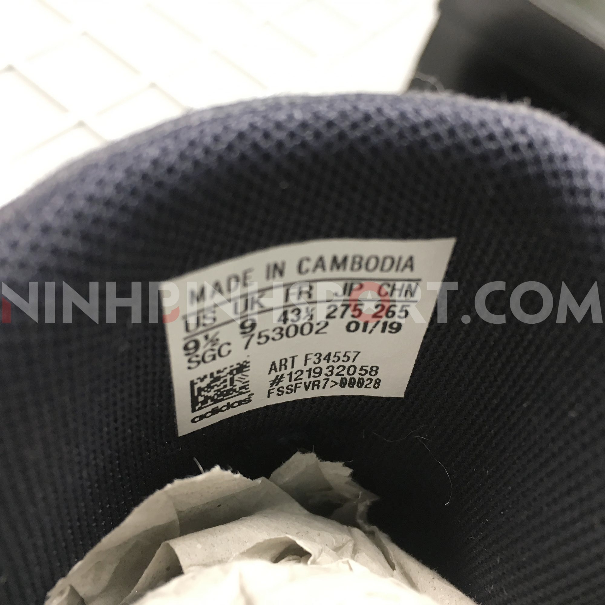 Gi y th thao nam Adidas Daily 2.0 Blue F34557