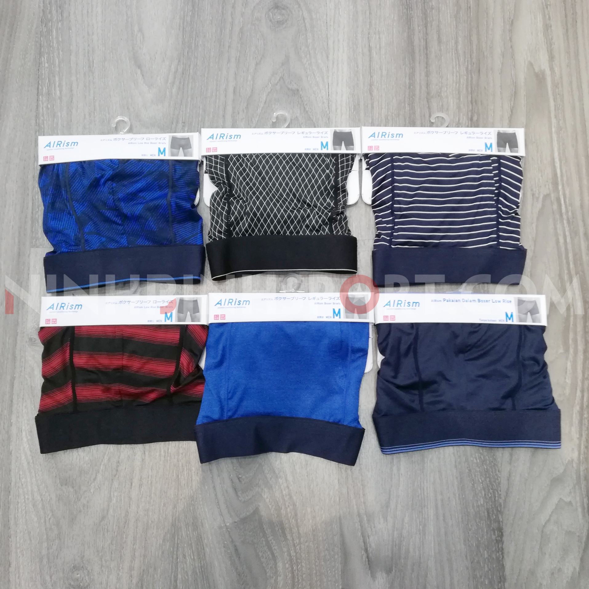 Quần lót làm mát Uniqlo Men AIRism Boxer Briefs Underwear Nhật