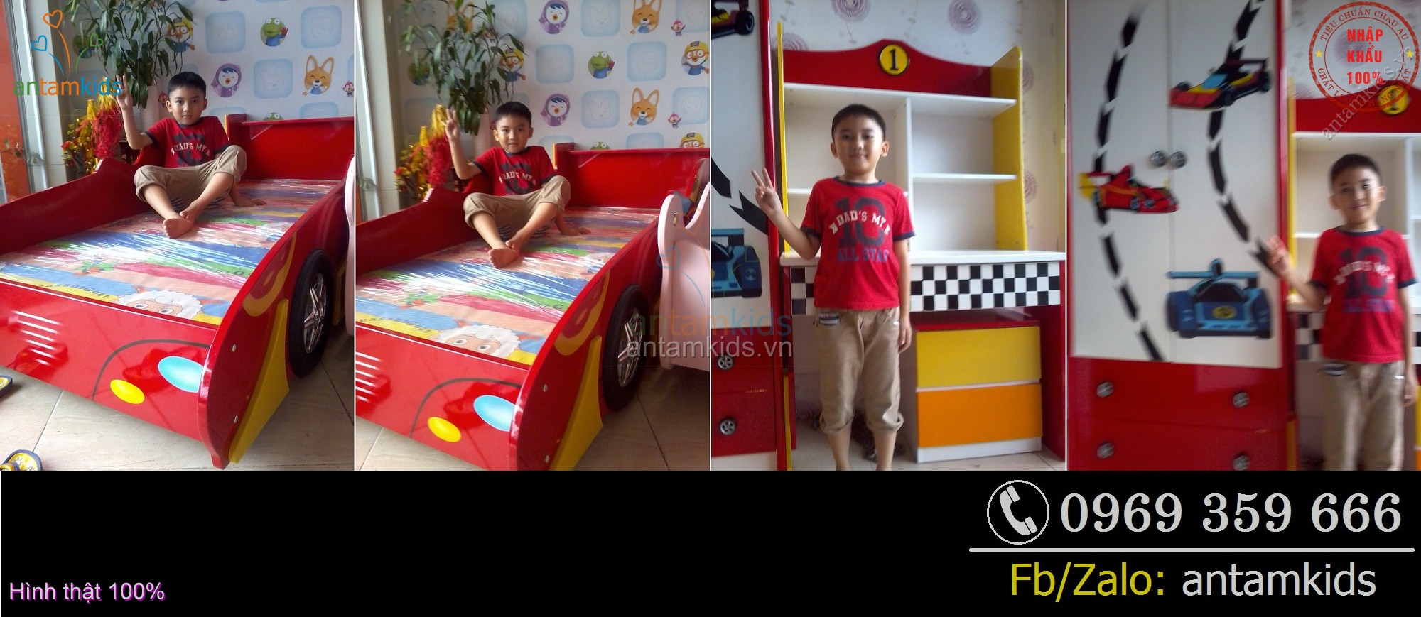 Giường hình xe ô tô cho bé trai Giường hình xe ô tô trẻ em Giường hình ô tô 