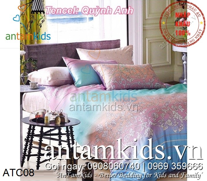 Chăn ga gối Tencel nhập khẩu cao cấp sang trọng cực mát mịn 2017