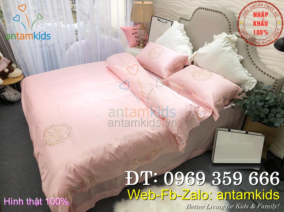 Chăn ga gối cao cấp nhập khẩu hàng hiệu luxury sang trọng - antamkids