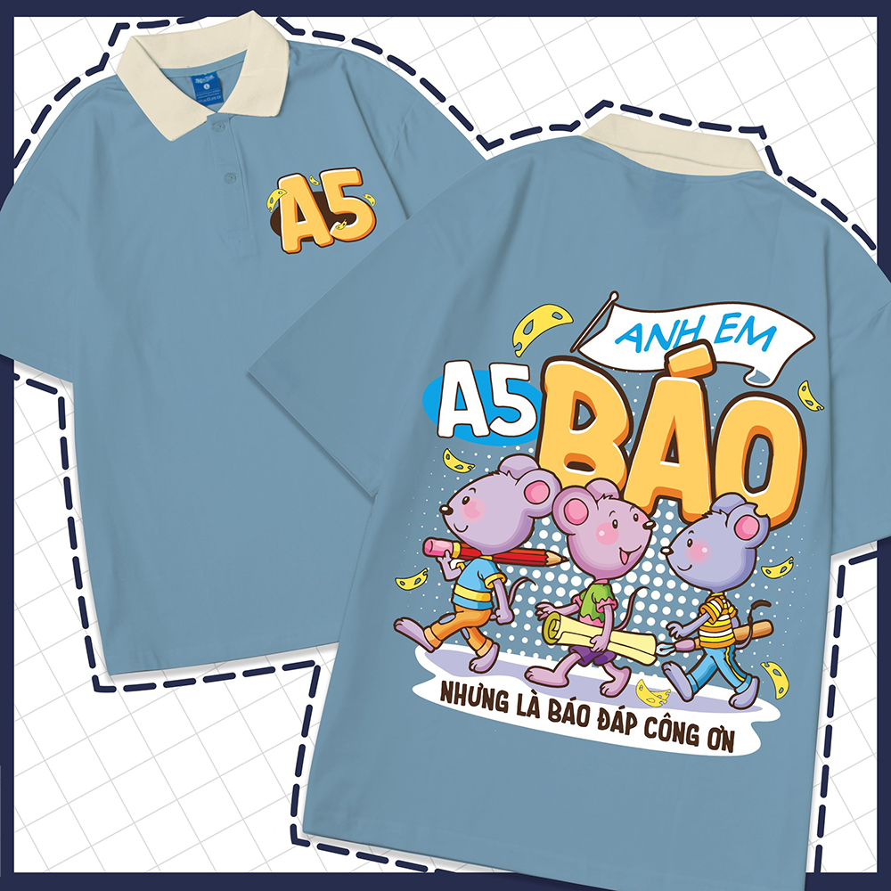 Mẫu áo in hình hoạt hình ngộ nghĩnh