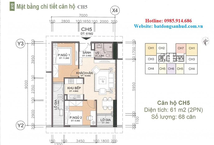 Căn hộ CH5 chung cư A10 Nam Trung Yên