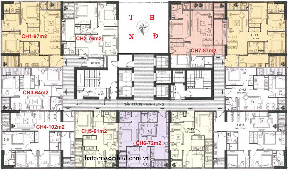 Mặt bằng A10 Nam Trung Yên