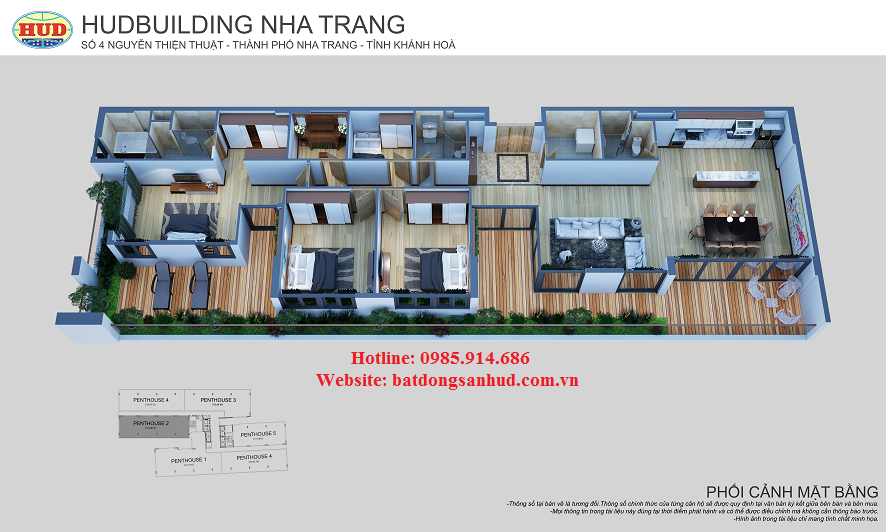 Penhouse Hudbuilding Nha Trang