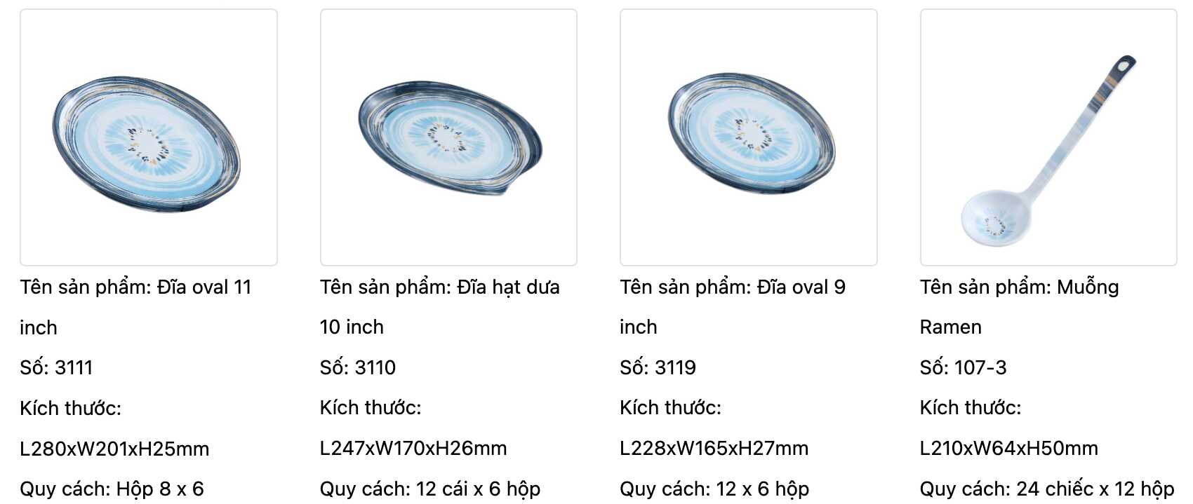 bát đĩa nhựa mới