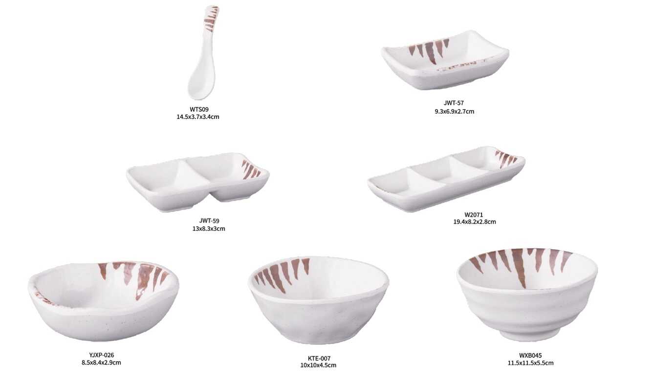 chén nước chấm melamine giả sứ