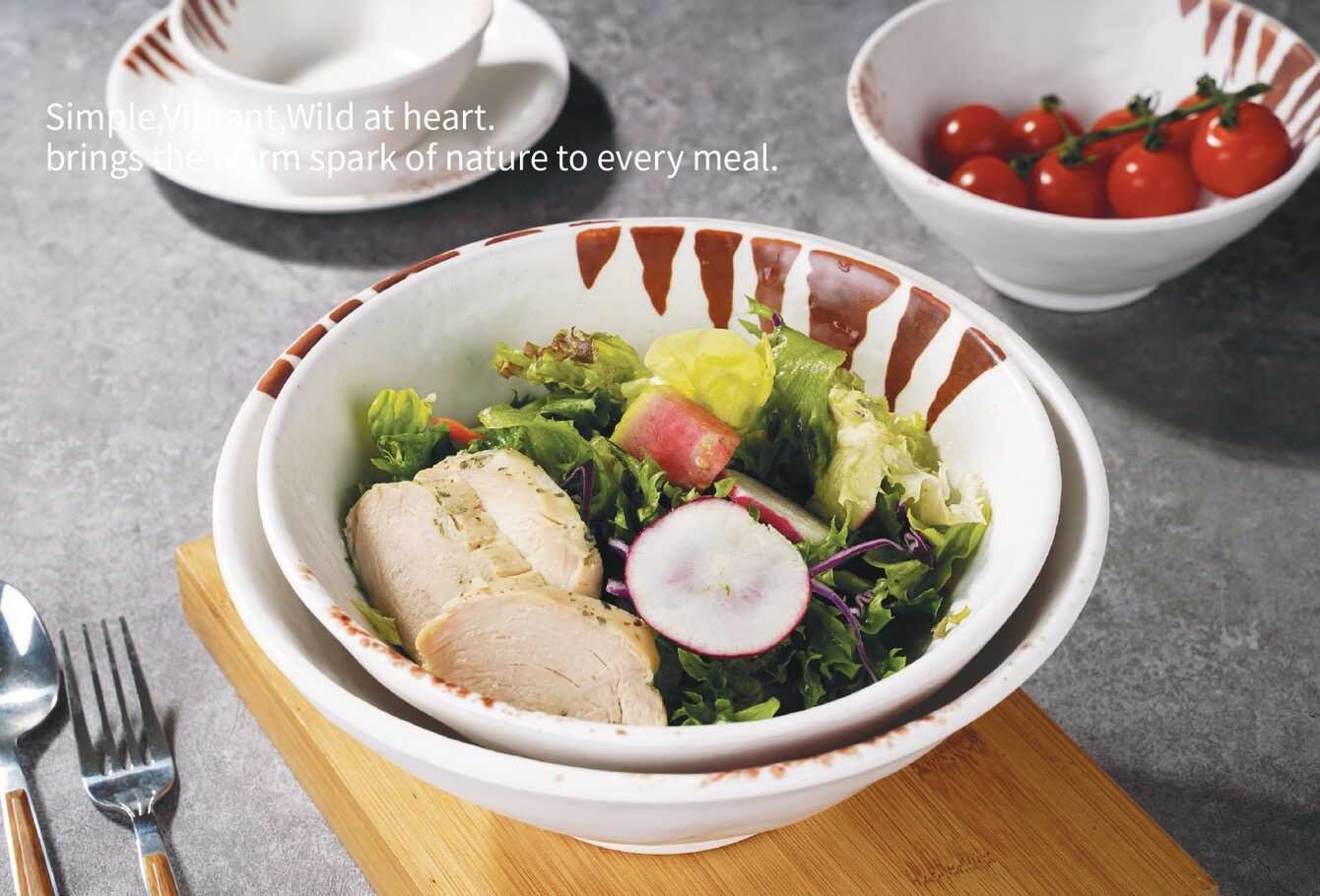 đĩa melamine phong cách nhật bản