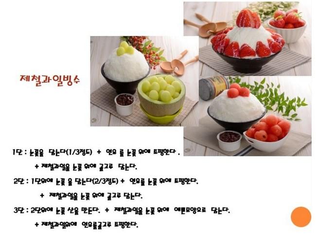 Nguyên liệu làm kem tuyết korea bingsu đẹp tại hà nội