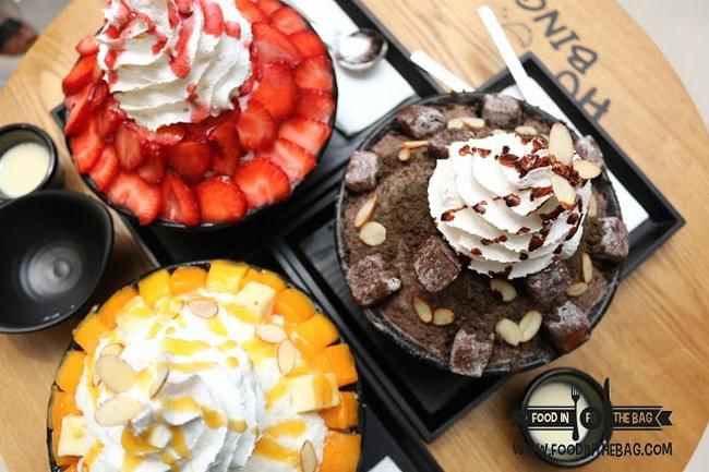 tô chén kem tuyết bingsu tai sai gòn