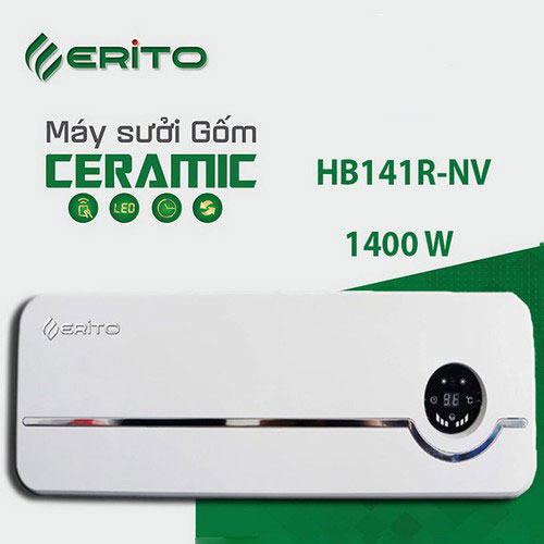 Máy sưởi gốm Ceramic Erito HCB141R-NV