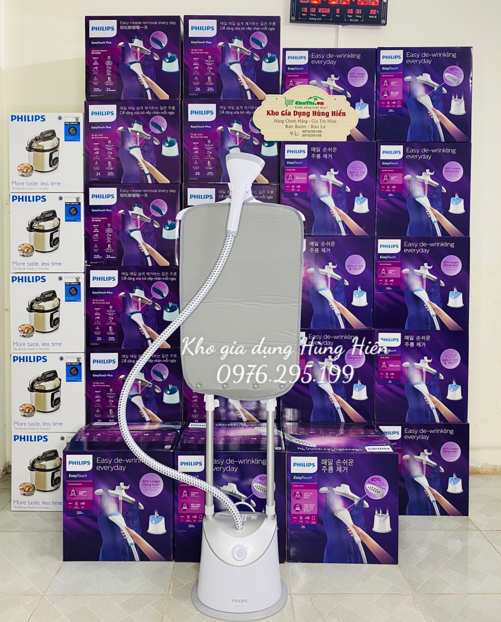 Bàn là hơi nước Philips GC487 Hàng chính hãng Bảo hành 24 tháng