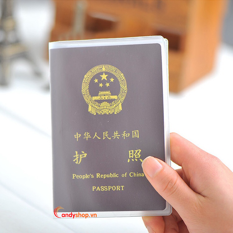 Bao Bọc Passport Trong Suốt Candyshop88