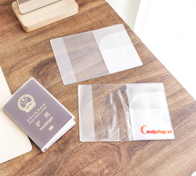 Bao Bọc Passport Trong Suốt Candyshop88